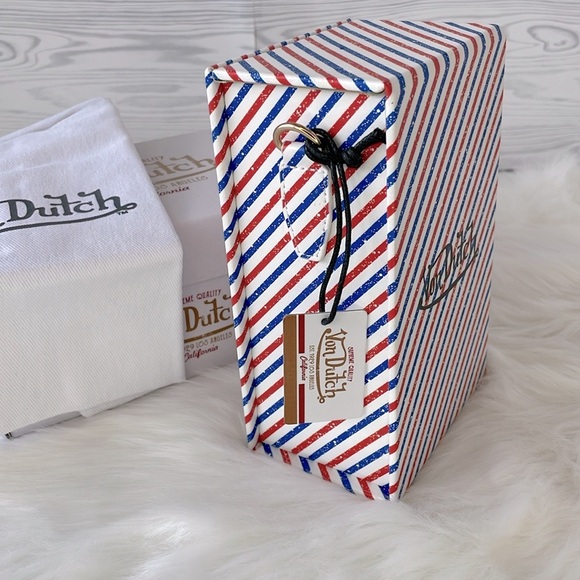 Von Dutch Barbershop Print Crossbody Bag - Picture 6 of 13